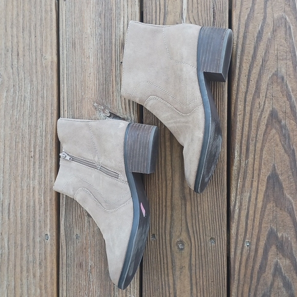 Gibson Latimer leather zip up booties size 8 - Picture 1 of 9